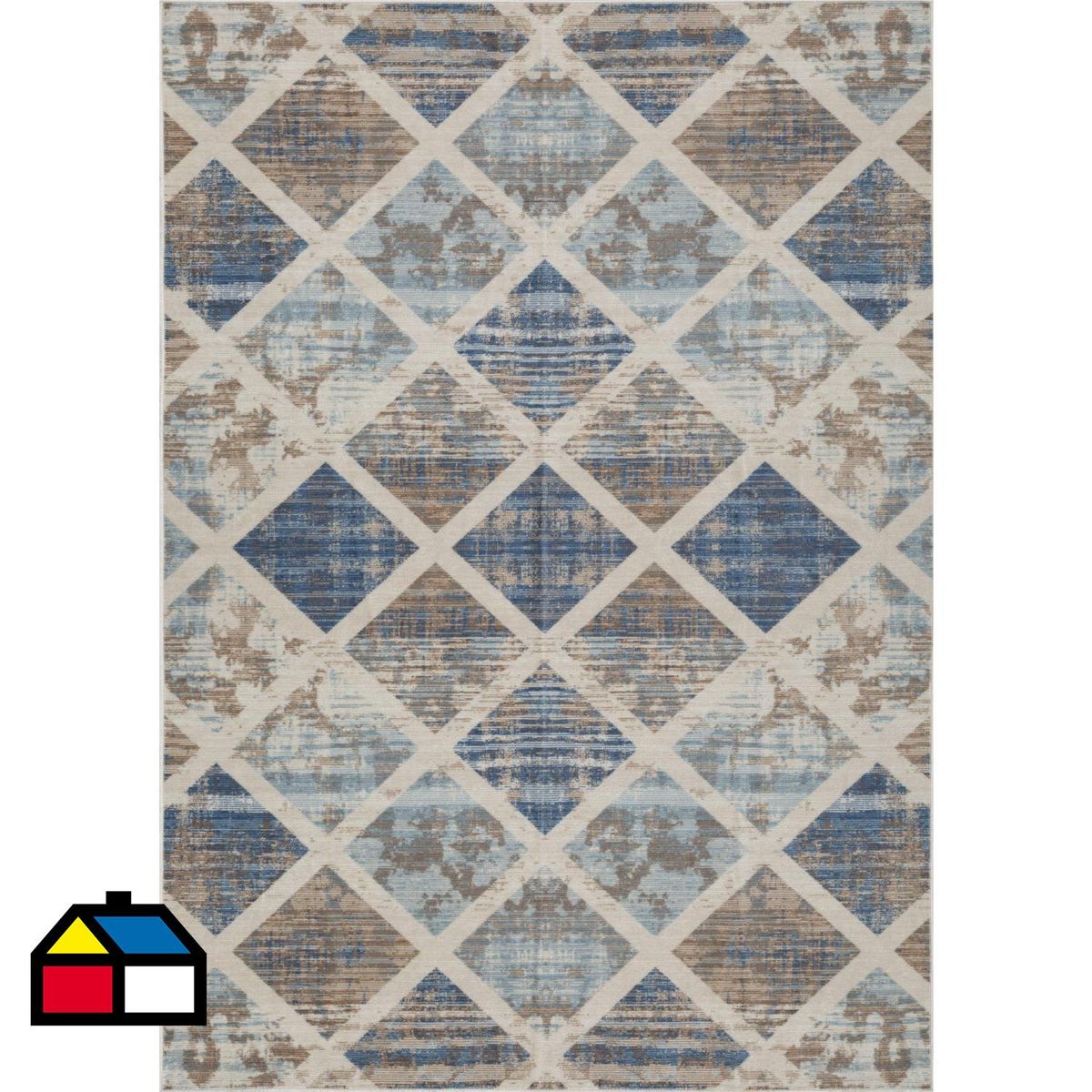 IDETEX - Alfombra Vintage 140x200 cm Polipropileno Azul