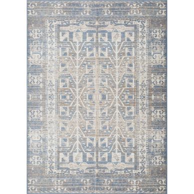 Alfombra Vintage 140x200 cm Azul