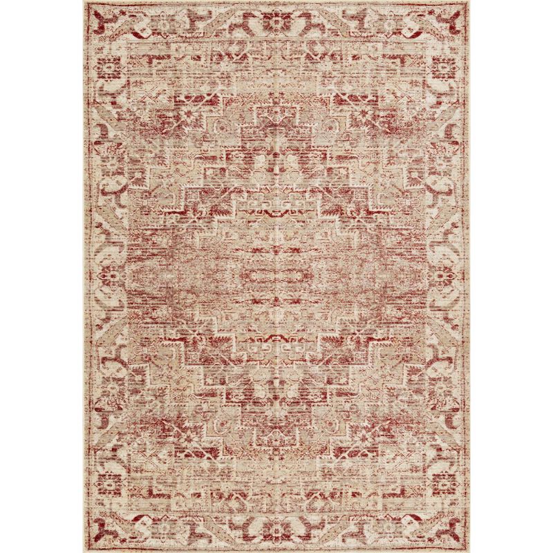 IDETEX - Alfombra Vintage 140x200 cm Polipropileno Rojo