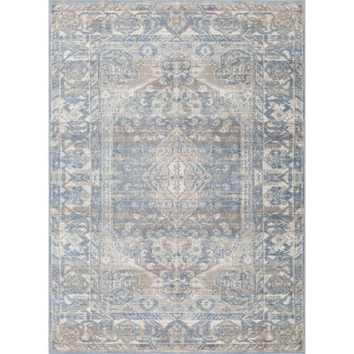 Alfombra Vintage 195x285 cm Azul