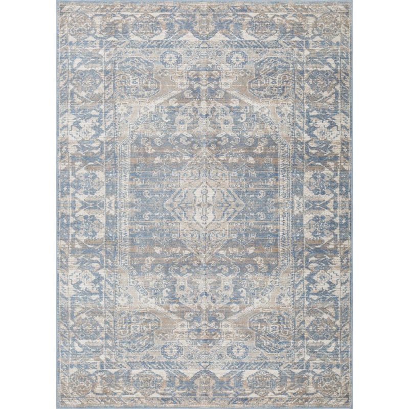IDETEX - Alfombra Vintage 195x285 cm Azul