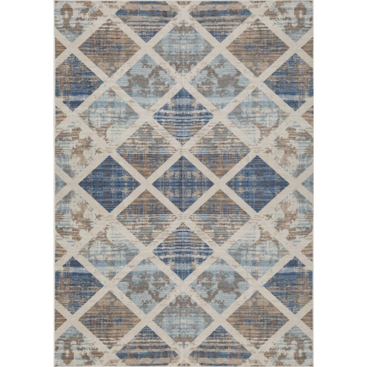 IDETEX - Alfombra Grande Vintage 195x285 cm Polipropileno Azul