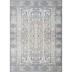 IDETEX - Alfombra Grande Vintage 195x285 cm Polipropileno Azul