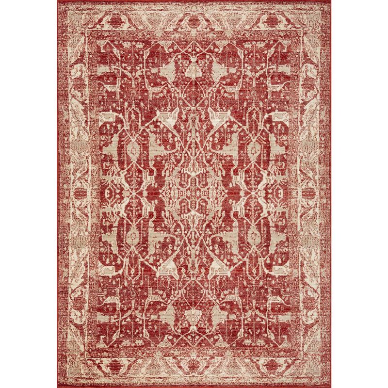 IDETEX - Alfombra Vintage 140x200 cm Rojo