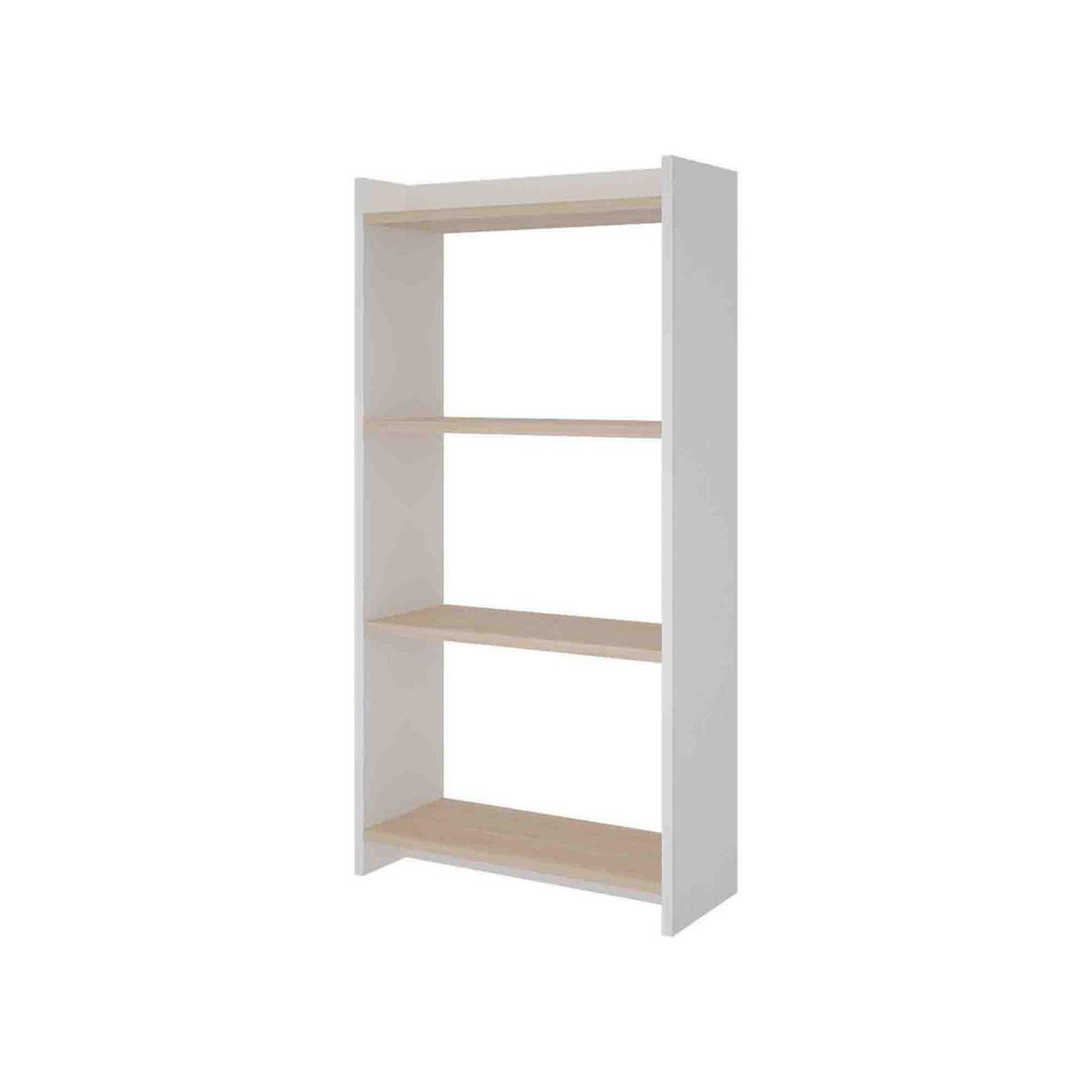 SILCOSIL - Estante MDP 3 Nivel(es) 51x100x20 cm Blanco/Madera