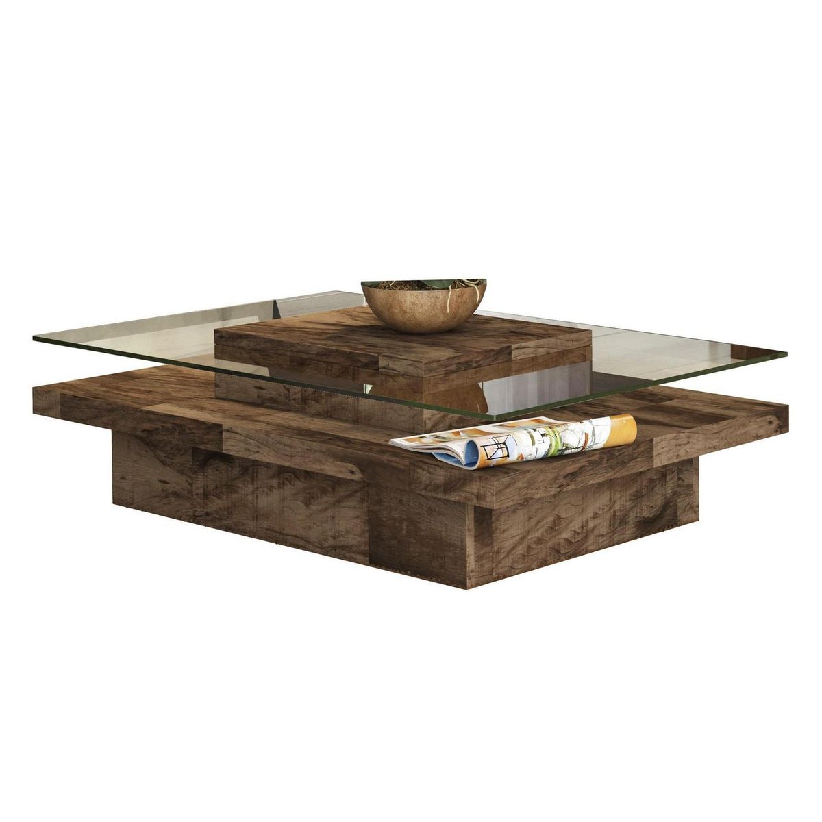 EXIT - Mesa centro madera 67x100x30 cm