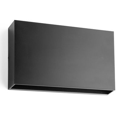 Aplique sinttico led costa flat 12W 3000k 700lm IP65 gris