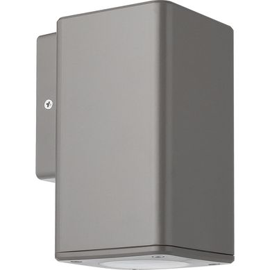 Aplique sinttico costa brick 1 x GU10 maximo 6W IP65 gris
