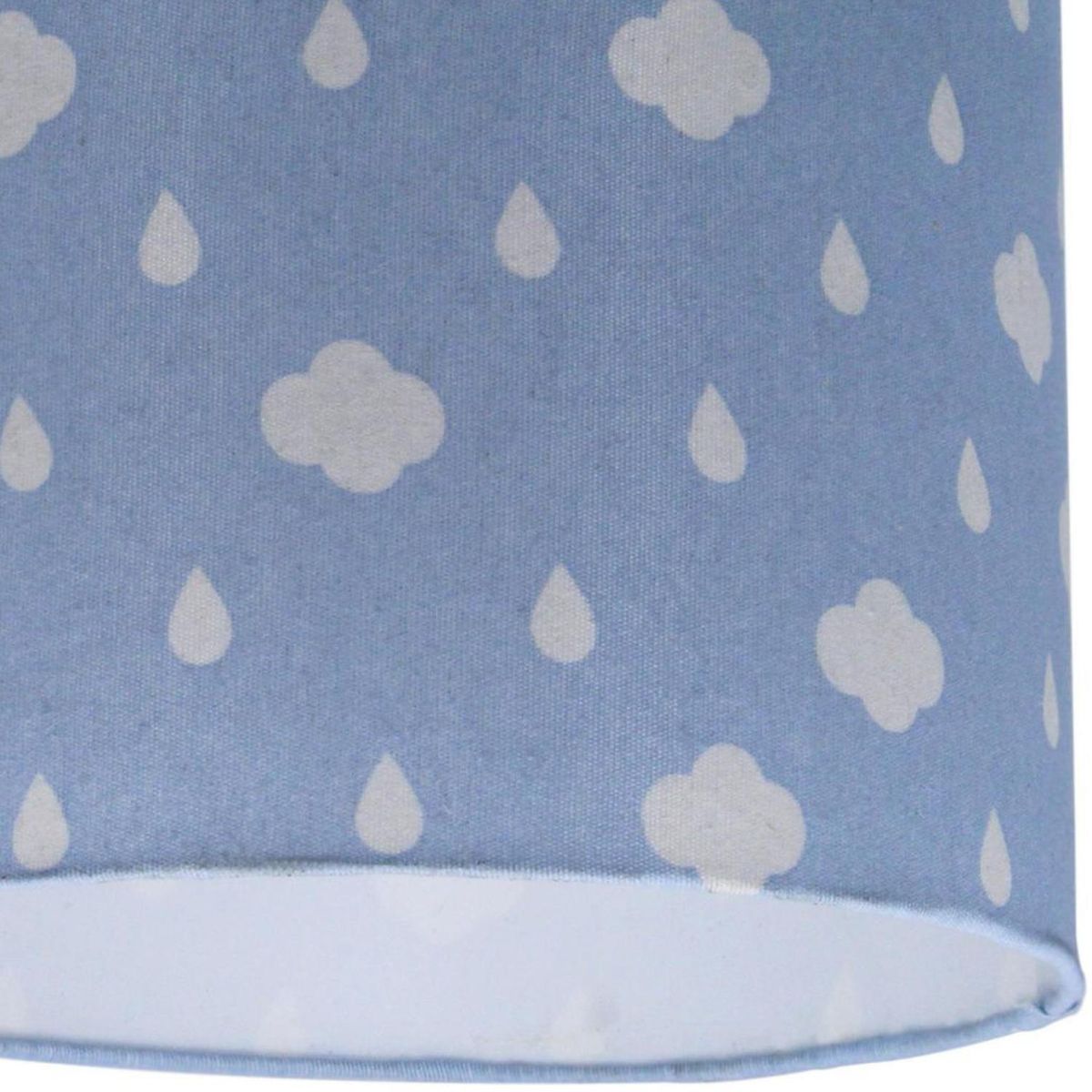 LIGHTING - Lámpara Colgante Nube 1 Luz Tela Celeste