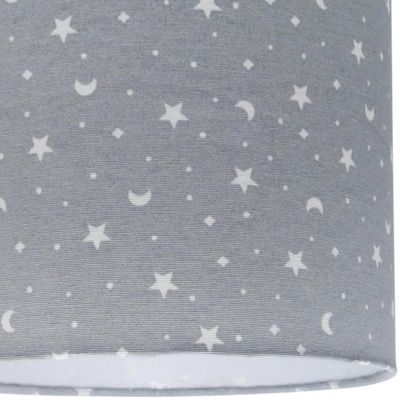 Imagen 2 del producto Lámpara Colgante Luna 1 Luz Tela Gris