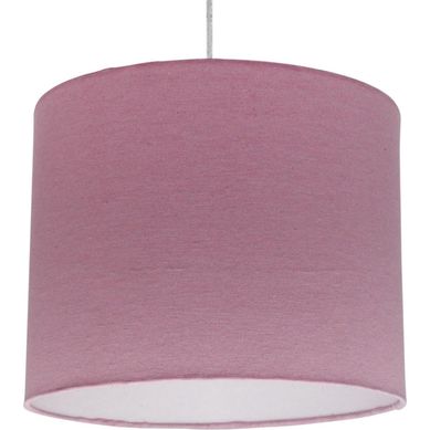 Lmpara colgante lisa rosada 1 luz E27
