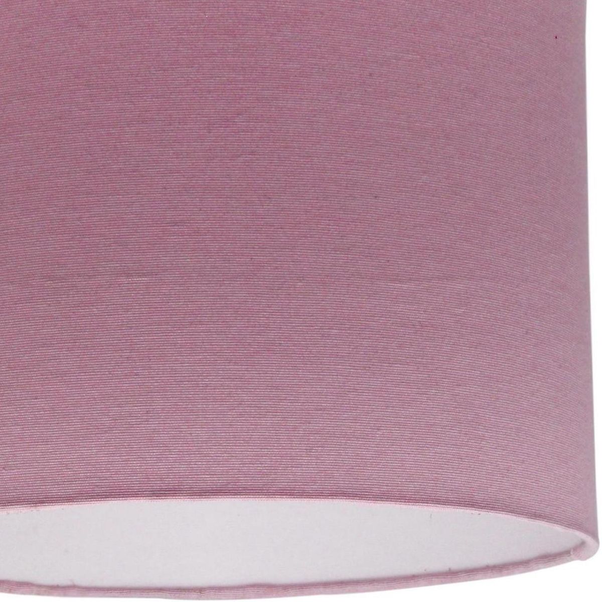 LIGHTING - Lámpara Colgante Lisa 1 Luz Tela Rosa