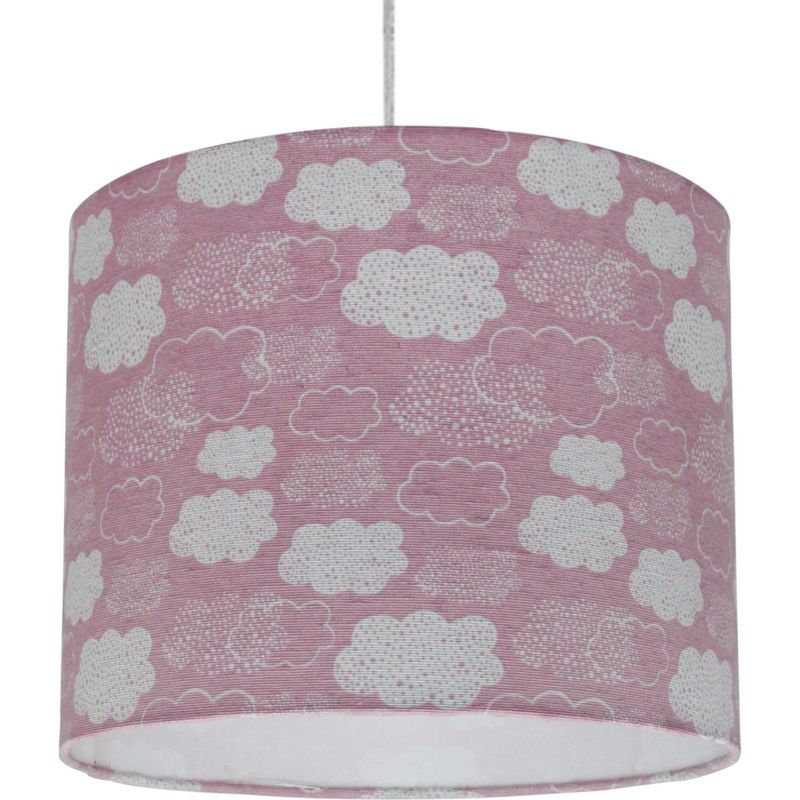 LIGHTING - Lámpara colgante nube rosada 1 luz E27