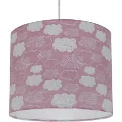 LIGHTING - Lámpara colgante nube rosada 1 luz E27