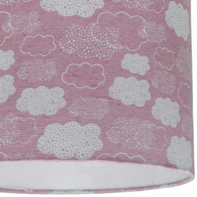Imagen 2 del producto Lámpara Colgante Nube 1 Luz Tela Rosa