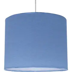 LIGHTING - Lámpara colgante lisa celeste 1 luz E27