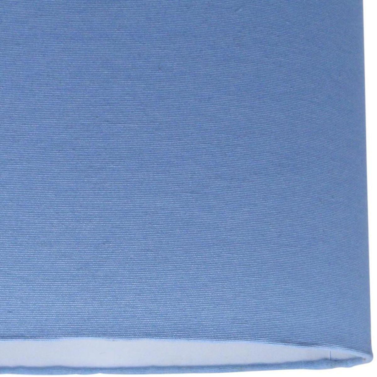 LIGHTING - Lámpara Colgante Lisa 1 Luz Tela Celeste