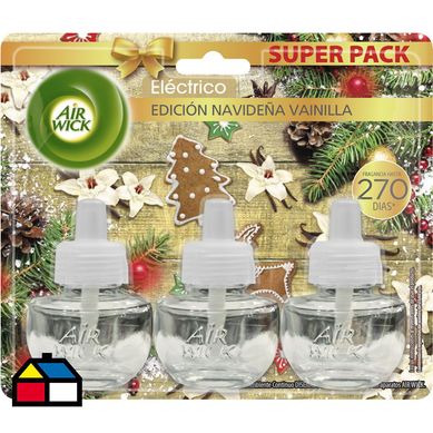 Pack 3 recarga navidad vainilla