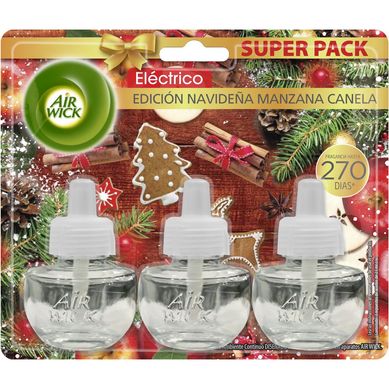 Pack 3 recarga navidad manzana & canela