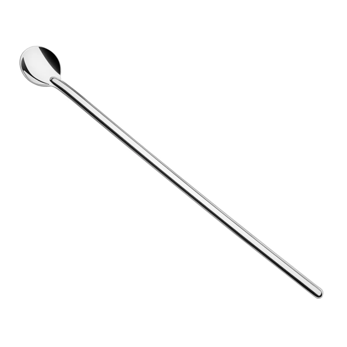 TRAMONTINA - Cuchara para coctel 37,2x1,3x5,5 cm plateada