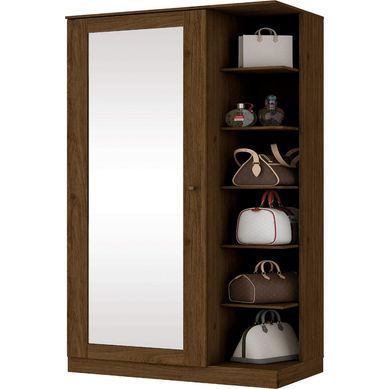 Zapatera con puerta y espejo