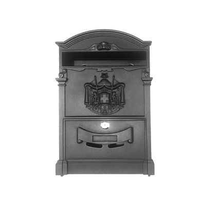 Buzn postal 41x26x10 cm aluminio negro