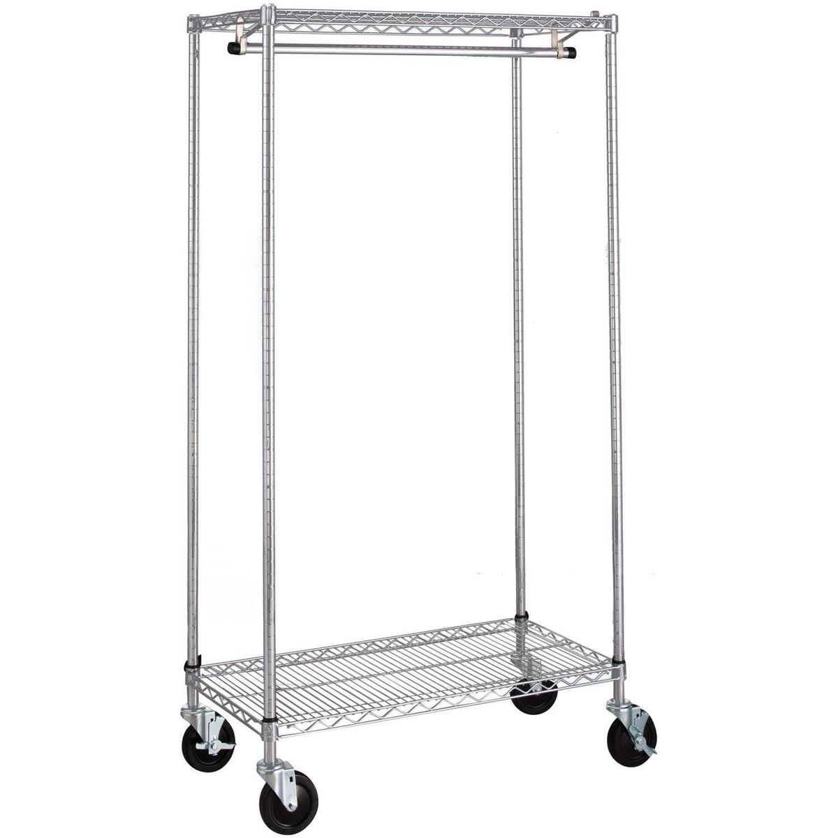 OLYMPIC - Perchero con Ruedas Acero Cromado