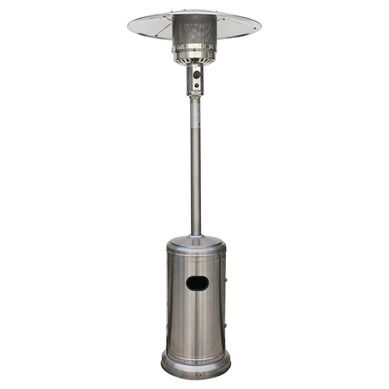 Estufa de patio gas licuado 11 kg acero inoxidable