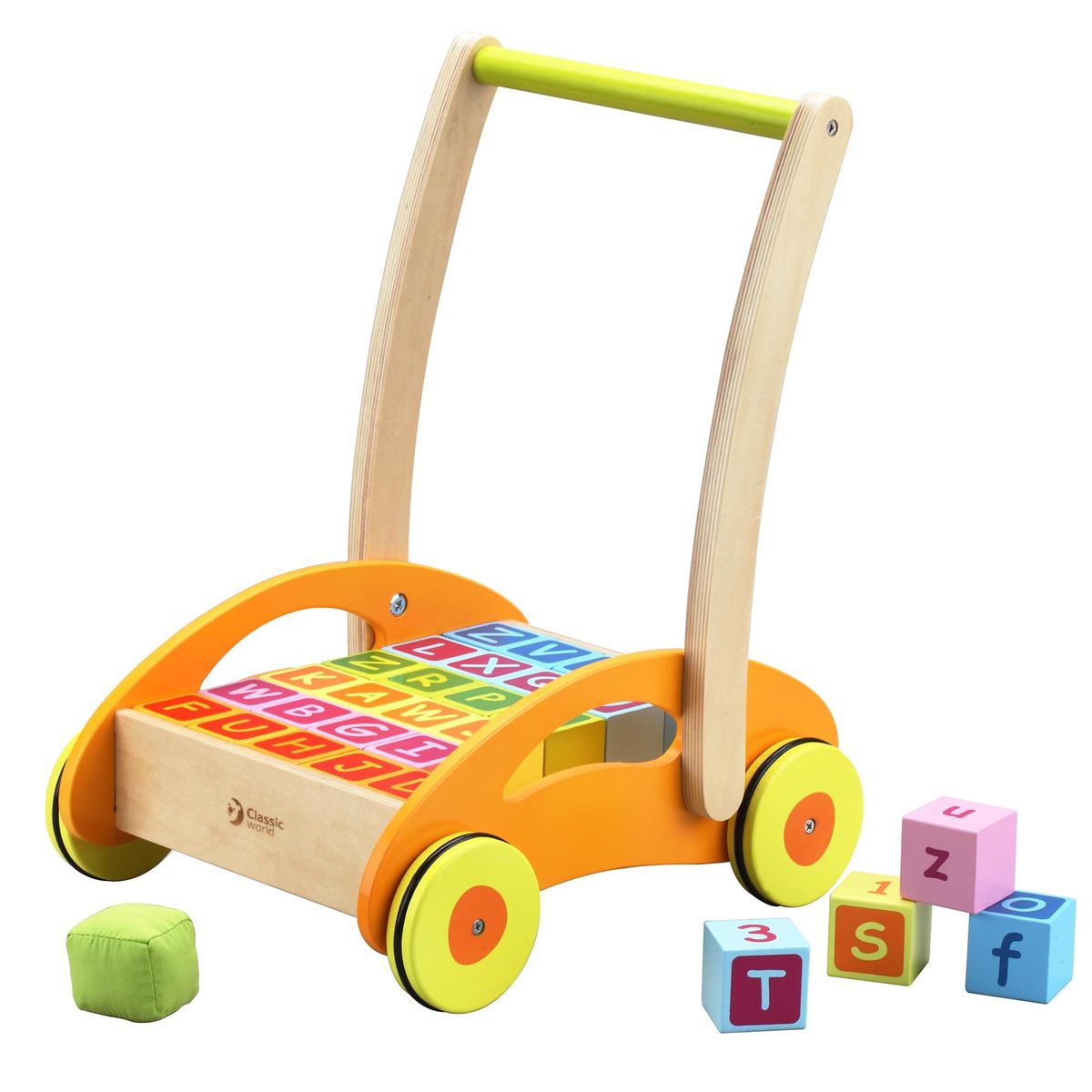 KIDSCOOL - Caminador madera didáctico con blocks