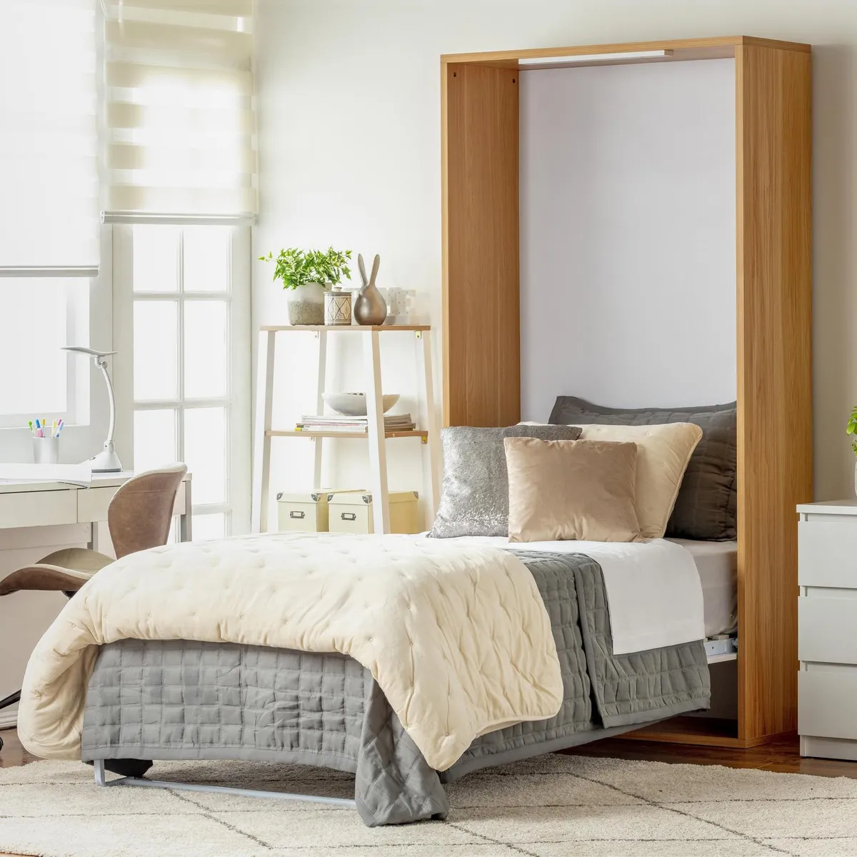 MOSPACE - Cama abatible 103x40x201 cm