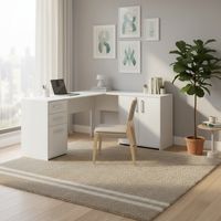 Escritorio 74x157x46 cm blanco