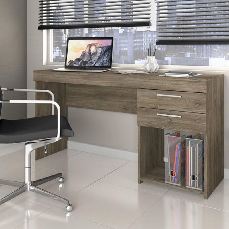 HOME MOBILI - Escritorio 76x121x43 cm café