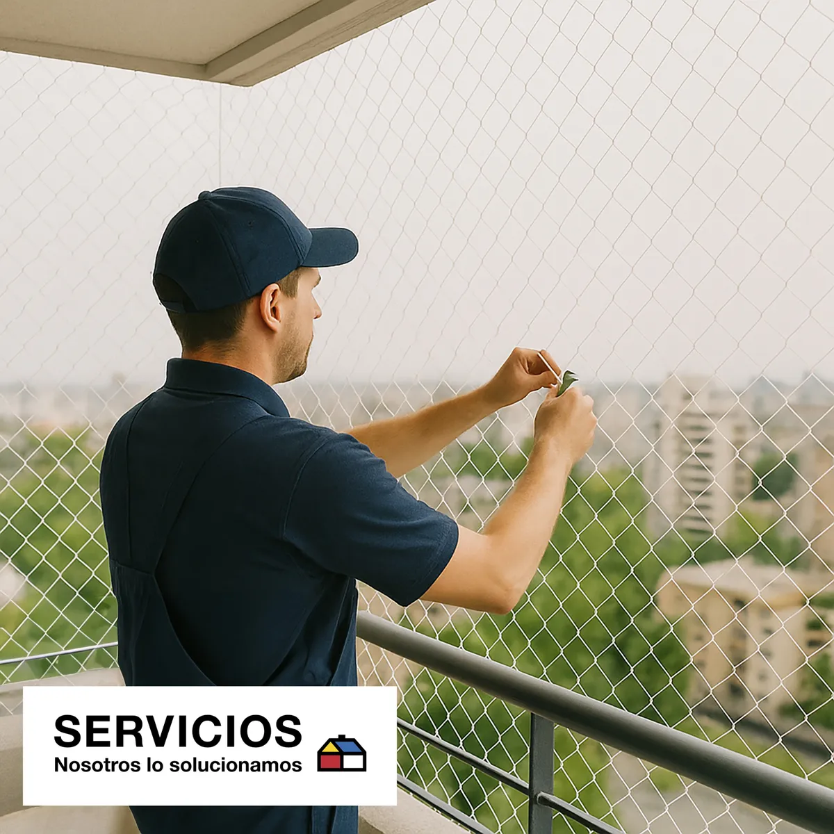 SERVICIOS HOGAR - Malla de Seguridad 0,9 mm con instalación incluida