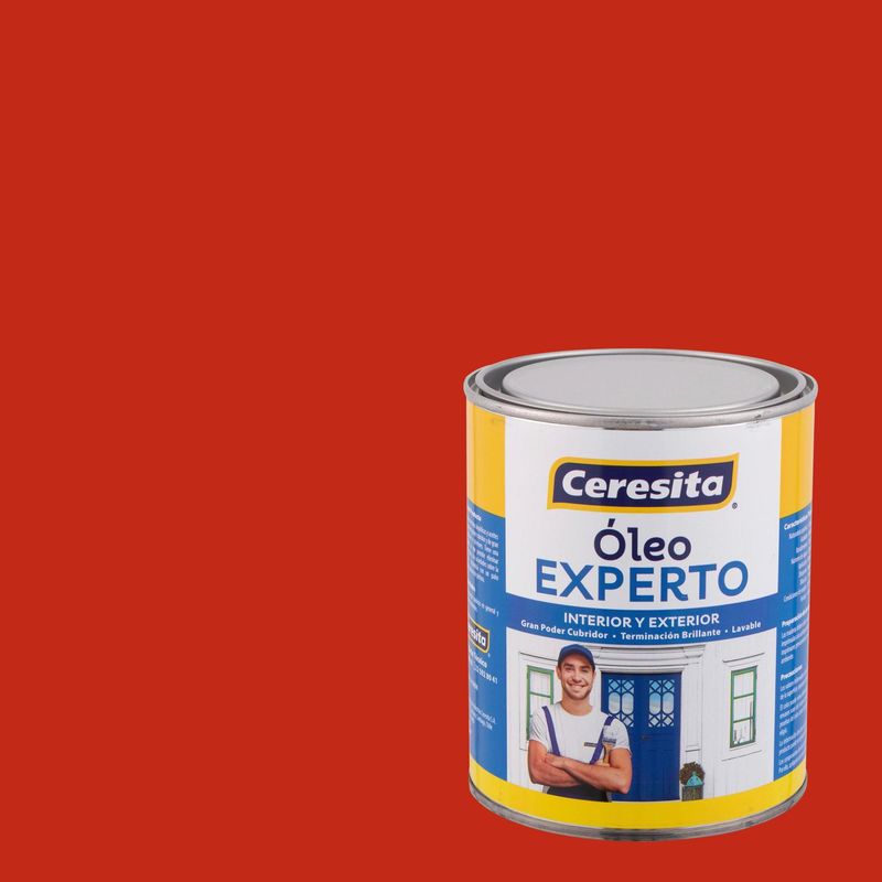 CERESITA - Óleo Experto Brillante 0.25 galón(es) Rojo Bermellón