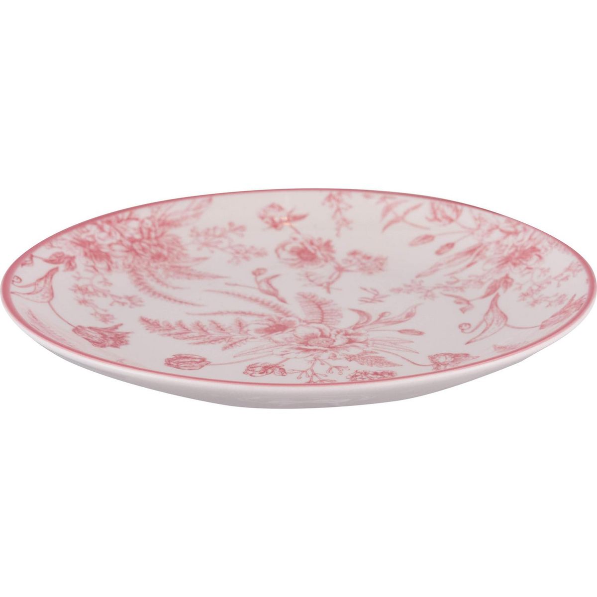 HALLEN - Plato entrada 19 cm redondo rosado