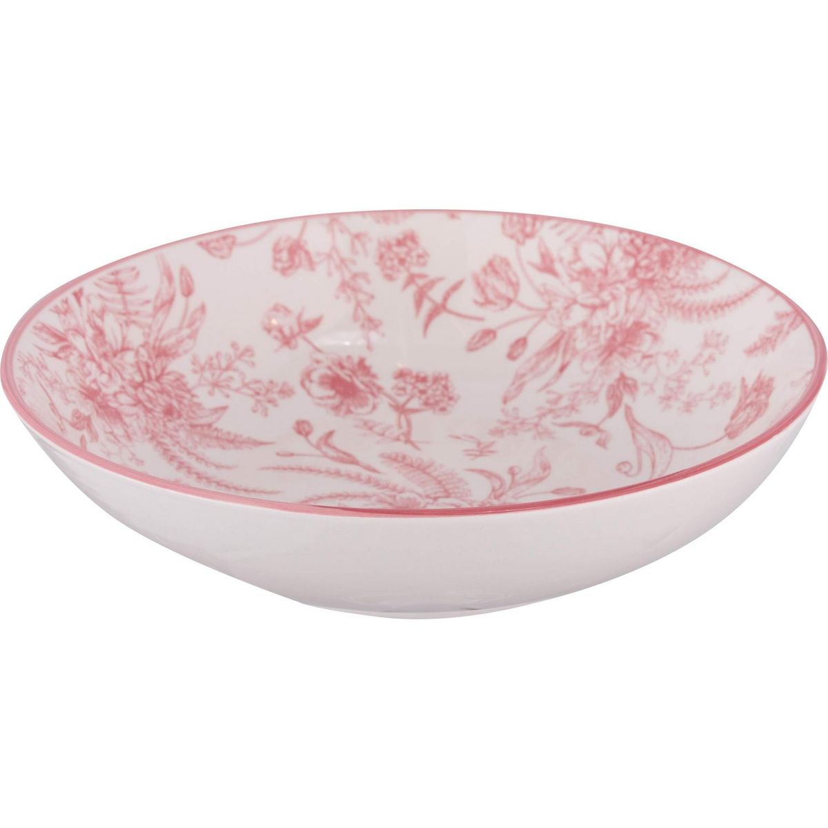 HALLEN - Plato sopa 20 cm redondo rosado