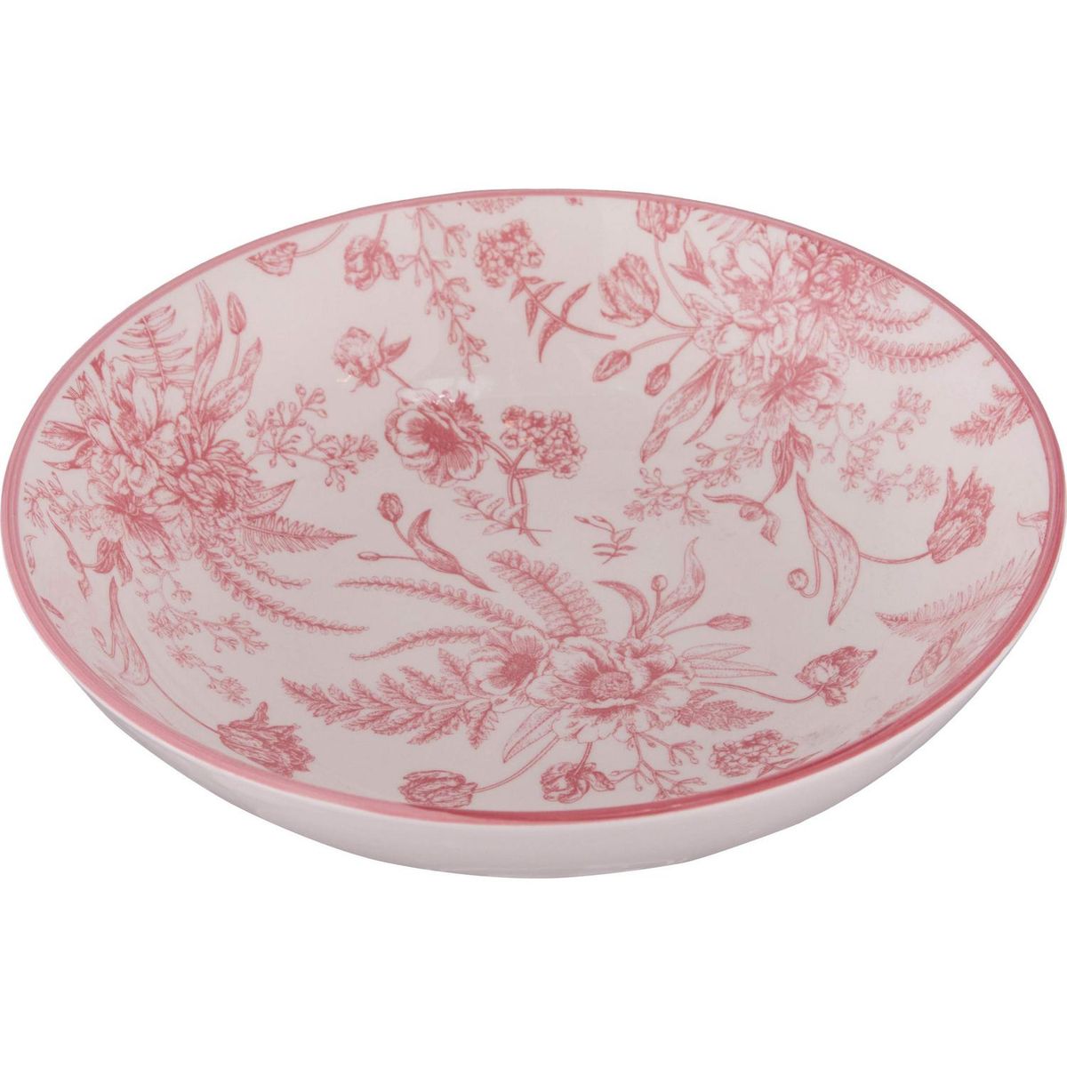 HALLEN - Plato sopa 20 cm redondo rosado