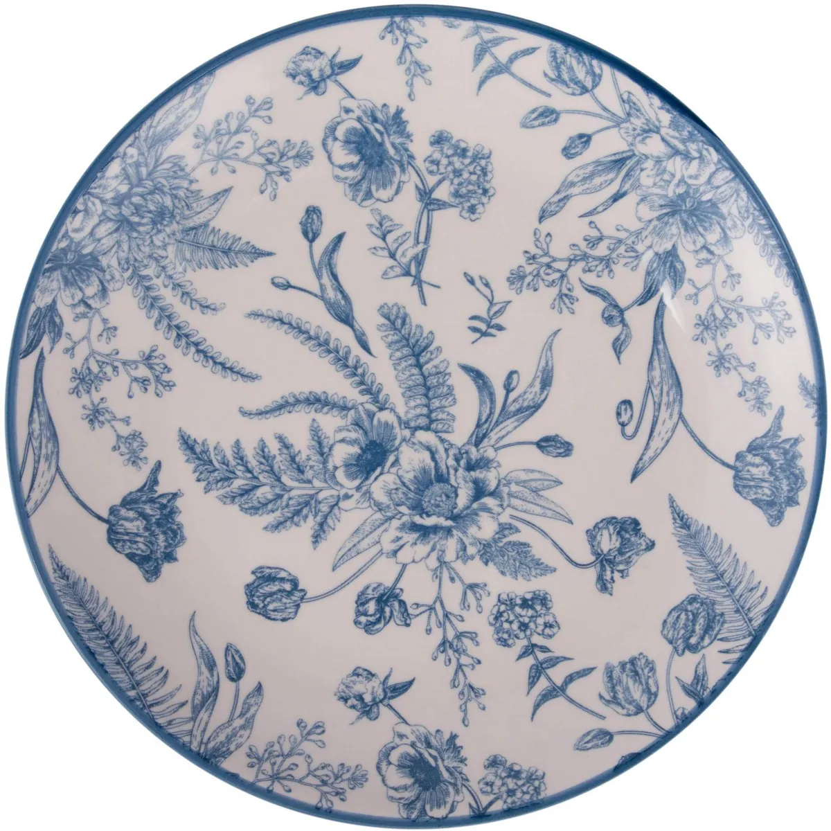 HALLEN - Plato entrada 19 cm redondo azul