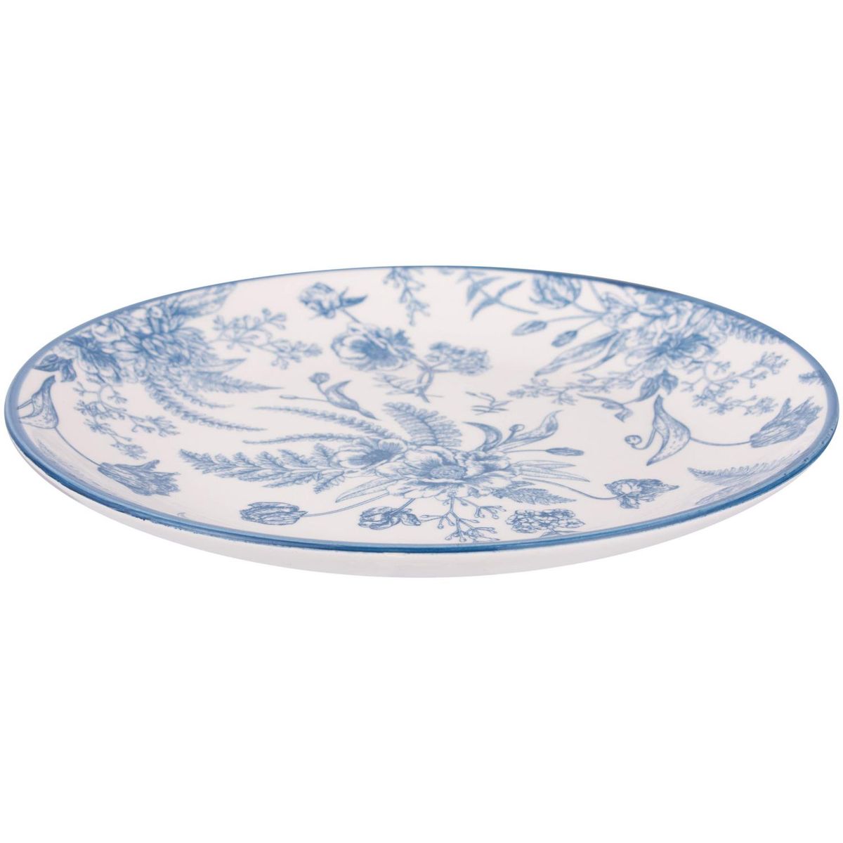 HALLEN - Plato entrada 19 cm redondo azul