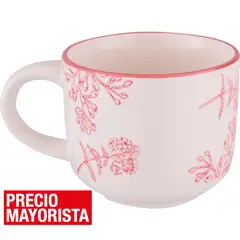 HALLEN - Taza 350 ml Cerámica Rose Rosado