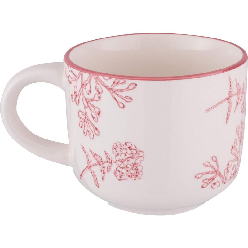 HALLEN - Taza 350 ml Cerámica Rose Rosado