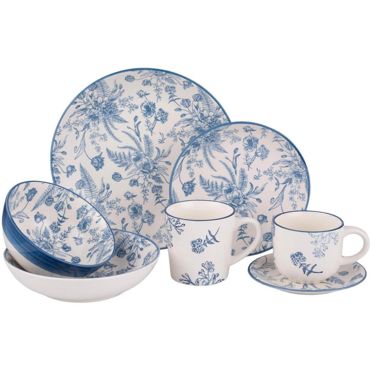 HALLEN - Taza 350 ml Cerámica Eleanor Azul