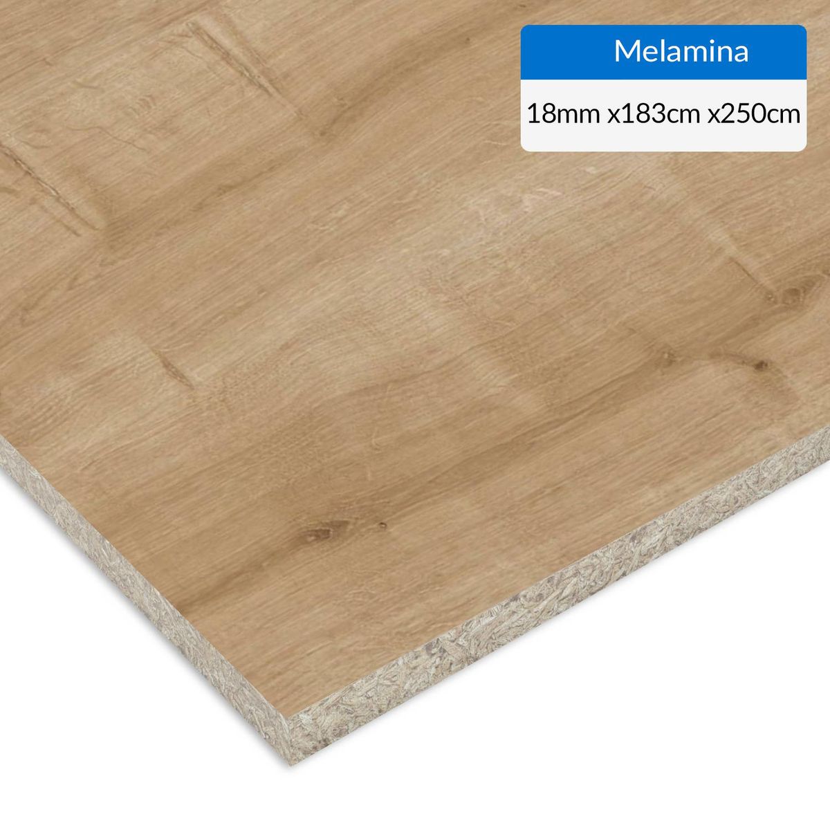 VESTO - Melamina Roble rustico 18 mm 183x250 cm
