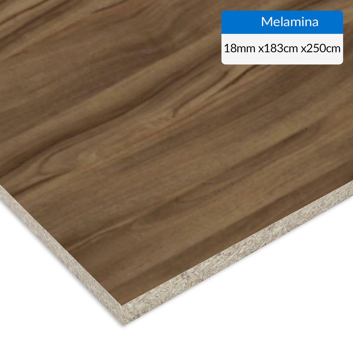 VESTO - Melamina Nogal terracota 18 mm 183x250 cm