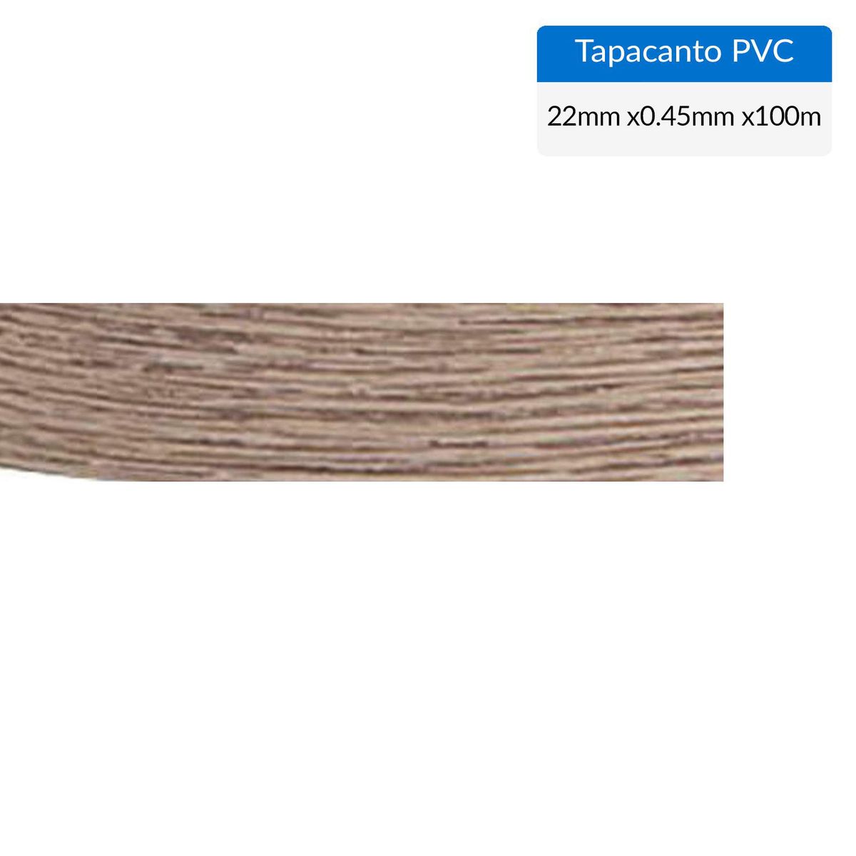 REHAU - Tapacanto PVC Roble Cava 22x0,45 mm 100 m