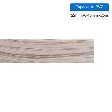 Tapacanto PVC toscana 22x0,45 mm Ro 25 mt