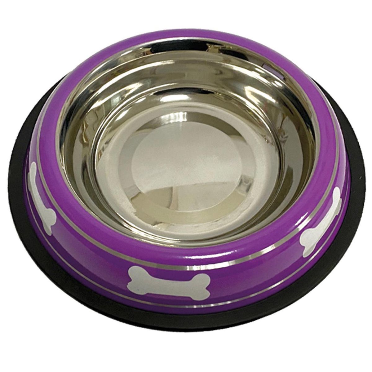 KIBOO PETS - Plato diseño de acero talla m