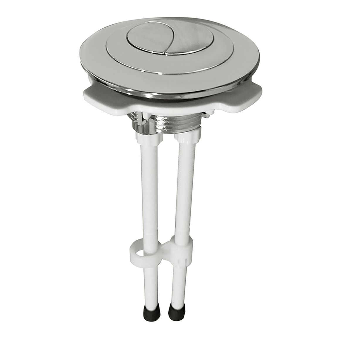 FANALOZA - Válvula descarga dual con botón para tanque