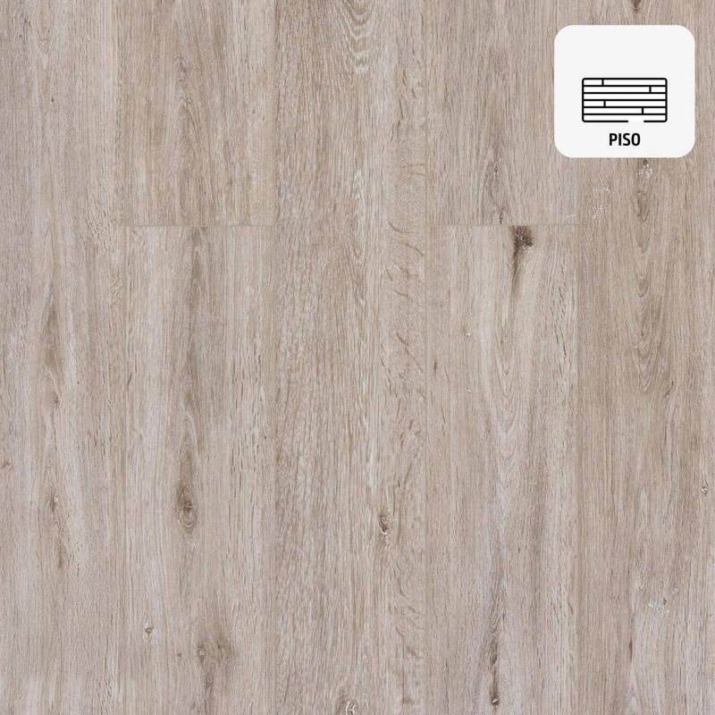 KLIPEN - Piso Vinílico 5.2 mm 18x122 cm Mandala Greco Beige 2.2 m2