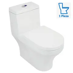 CORONA - Sanitario One piece a Piso 30,5 cm 4 Litros 121511001 Blanco